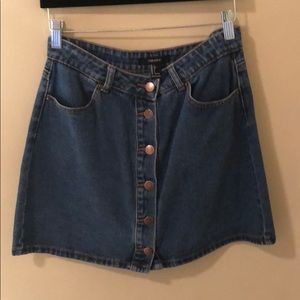 jean skirt